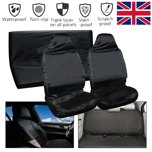 Front rear seat covers - front,