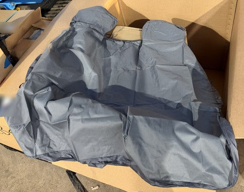 Grey rear seat cover - grey,