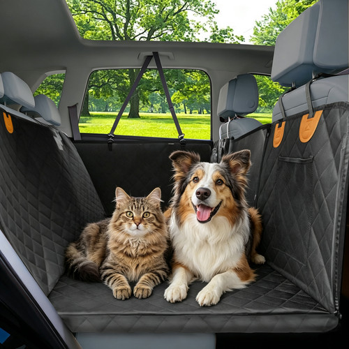 Waterproof dog car seat cover - dog,