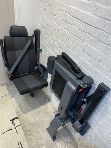 Folding rear van seats with - folding,