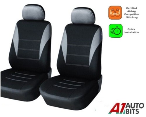 Front grey black car - black, van